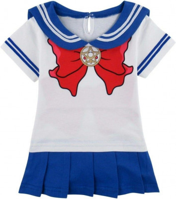 Pentru Cosplay Sailor Moon Cosplay Onesie Rochie pentru fetițe de la 0 luni la 2 foto