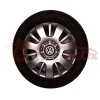 Set 4 Capace Roti VW R15 Argintii, Plastic Flexibil, Model 312, Accesorii Auto Volkswagen