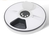 Hranitor Automat Inteligent cu 6 Compartimente, ambrasmart, Distribuitor de Hrana pentru Caini si Pisici, Capacitate Mare, Programare Usoara si Alarma