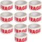 Set 10 Banda adeziva personalizata, inscriptia fragil, 50 mm x 70 m