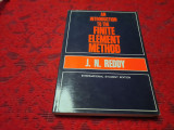 AN INTRODUCTION TO THE FINITE ELEMENT METHOD J.N.REDDY