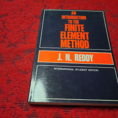 AN INTRODUCTION TO THE FINITE ELEMENT METHOD J.N.REDDY