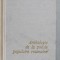 ANTHOLOGIE DE LA POESIE POPULAIRE ROUMAINE, TRADUCTION par ANNIE BENTOIU, ANDREEA DOBRESCU-WARODIN, 1979
