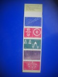 HOPCT TIMBRE SUEDIA MNH 1010 PREMIUL NOBEL CARNET -5 VALORI 1982-NESTAMPILAT