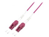 Patch Cord Fibră OM4 LC/UPC 0,5m LSZH, Logilink