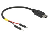 Cablu USB 2.0 DELOCK Mini USB B 1pin x2 0,1m Negru 85412