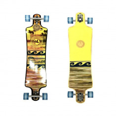 Longboard Kryptonics California 40&amp;quot; Groovin Galben 102x26 foto