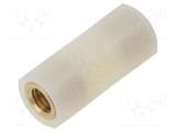Bucșă izolantă DREMEC M8 poliamidă albă 35mm UL94V-2