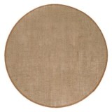 Suport Farfurii Rotund din Iuta cu Margine Maro &Oslash;35cm, CMCLASS