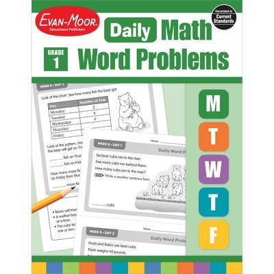 Daily Word Problems, Grade 1 foto