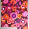 &quot;Thouviot de Coninck &amp; co&quot; design model floral pentru imprimeuri textile acuarela cca 1970