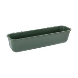 Castron plastic Kerbl 42 litri, 100x35x24 cm, hranitoare hrana animale domestice, rezistent socuri