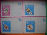 HOPCT PLIC LOT NR 40 - 4 PLICURI OLIMPIADA DE IARNA LAKE PLACED 1980 SUA- SPORT --ROMANIA