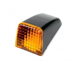 Lampa cabina portocalie cu bec