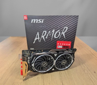 Placa video MSI Radeon RX 580 Armor OC 8GB GDDR5 256-bit + Factura si Garantie ! foto