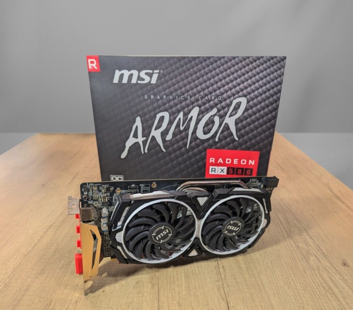 Placa video MSI Radeon RX 580 Armor OC 8GB GDDR5 256-bit + Factura si Garantie !