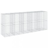 Cumpara ieftin Cos gabion cu capac, 500x100x200 cm, fier galvanizat