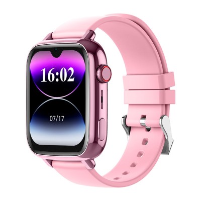 Ceas Smartwatch Pentru Copii Wonlex KT34 cu Functie Telefon, Localizare, Apel video, Camera foto, Roz foto