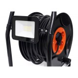 Prelungitor electric pe tambur, cu lampa led, 30m , 4 prize, KD4037