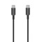 Cablu Date &amp; Incarcare 3A Tip C - Tip C 1 Metru (Negru) Setty