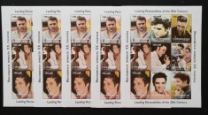 TURKMENISTAN- ELVIS P.PERSONALITATE A SEC.XX-5x9v.IN 5COLI MICi-MNH**-TU PLR 45
