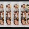 TURKMENISTAN- ELVIS P.PERSONALITATE A SEC.XX-5x9v.IN 5COLI MICi-MNH**-TU PLR 45