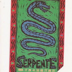 CT2-Cartela Telefonica -Telecom Italia - 10000 Lire - Zodiac Chinezesc, Serpente