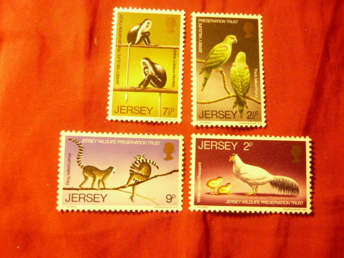 Serie Jersey 1971 - Fauna , 4 valori