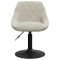 Scaun de bar, crem, catifea - 3