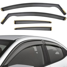 Set Paravanturi Auto Opel Agila A 2000-2007 Hatchback pentru Geamuri Fata-Spate WindDeflectors foto