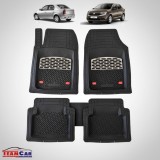 Covorase Auto Tip Tavă TEAMCAR&reg; Dacia Logan 1, 2 + Facelift, Antiderapante, Argintiu, Protectie Completa