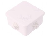 Carcasă cutie de conexiuni 90mm x 90mm x 50mm pentru perete