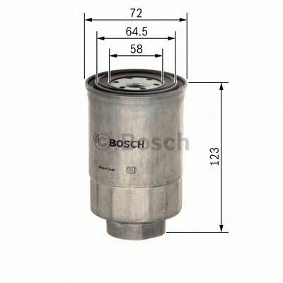 Filtru combustibil TOYOTA RAV 4 II (CLA2, XA2, ZCA2, ACA2) (2000 - 2005) BOSCH 1 457 434 440 foto