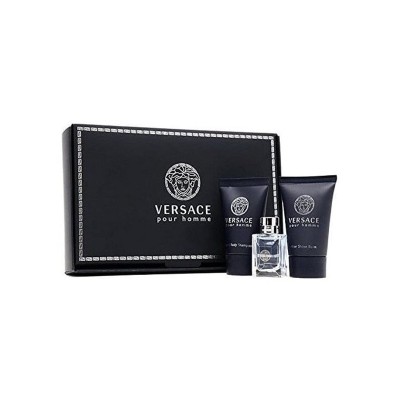 Set cadou Versace Pour Homme pentru bărbați EDT 5 ml + 25 ml balsam după ras + 25 ml gel de duș foto