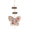 Decorațiune Suspendabilă, Model Fluture, Lemn, Multicolor, 13x10cm, Lungime Totală 45cm