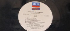 DISC VINIL - DECCA LP. AN 1987 RICHARD CLAYDERMAN - SONGS OF LOVE STARE