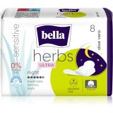 BELLA Herbs Ultra Night absorbante menstruale pentru noapte Aloe Vera 8 buc