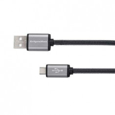 CABLU USB TATA-MICRO USB TATA OTG 0.2M K&amp;amp;M foto