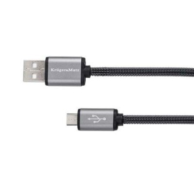 Cablu USB A-micro t-t 1.8m KM foto