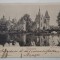 BUDAPESTA , CASTELUL VAJDA HUNYAD , CARTE POSTALA ILUSTRATA , CLASICA , DATATA 1905
