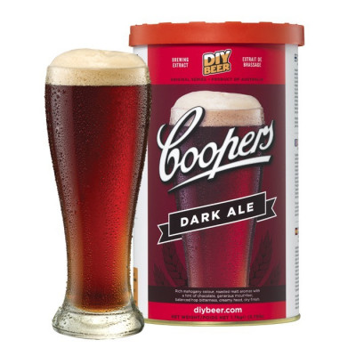 Coopers Classic Dark Ale - kit pentru bere de casa 23 litri. Bere bruna foto