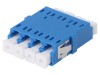Conector Fibră Optică FIBRAIN LC SM Quad, 4 Piste, Albastru, Plastic