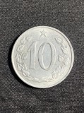 Moneda Cehoslovacia 10 haleri 1967