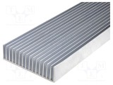 Radiator extrudat STONECOLD cu aripioare L: 1000mm W: 190,5mm H: 50mm