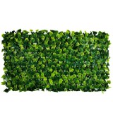 Gard viu artificial / panou cu frunze imitatie gard viu, Tilia, verde, extensibil, 200 x 100 cm