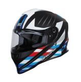 Casca moto integrala, Origine Dinamo Foolish, culoare negru/alb mat, marime XL Cod Produs: MX_NEW 2030150211009XL