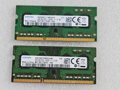 Kit memorie RAM laptop Samsung 8GB (2 x 4GB), DDR3, 1600MHz, SODIMM - poze reale foto