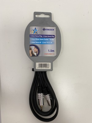 Cablu audio Jack 3.5mm HQ HQAS3404 / 1,5m (220) foto