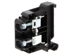 Terminal &Icirc;mbinare Șine 0,5-10mm2 1 Pista 2 Borne Negru TS35