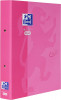 Caiet Mecanic Cu 2 Inele, Oxford School Touch, A4, Carton Color Soft Touch, Cotor 45mm - Roz